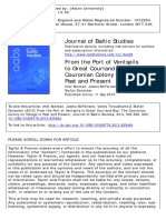 Journal of Baltic Studies: To Cite This Article: Imbi Sooman, Jesma Mcfarlane, Valdis T