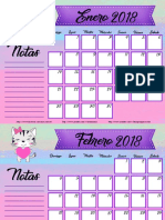 Calendario de Gatita