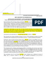 Homestead Decl & 9th AMD Proc Template