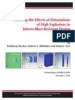 Modeling The Effects of Detonations of High Explosives To Inform Blast-Resistant Design