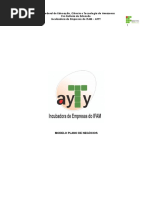 Modelo de Plano de Negocios Mod Cerne 2016