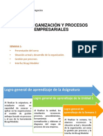 Unidad 1 - Semana 1 - Organización y Procesos Empresariales