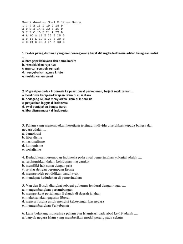 Tes Pengetahuan Umum 2