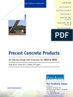 Precast Concrete Products: US Industry Study With Forecasts For