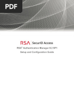 Rsa Authentication Manager 8.2 SP1 Setup Config Guide