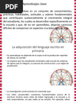 Adquisicion de Escritrura y Lectura Nuevo Modelo Educativo