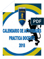 Calendario Practica 2018