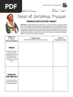 Christmas Carol - Stave 3 - Characterization Chart - Christmas Present PDF