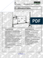 P.A.Hilton LTD Product Data Sheet: HST7 - Deflection of Frames