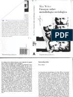 1553633672.max Weber-Ensayos Sobre Metodologia Sociologica - Intro Pietro Rossi PDF