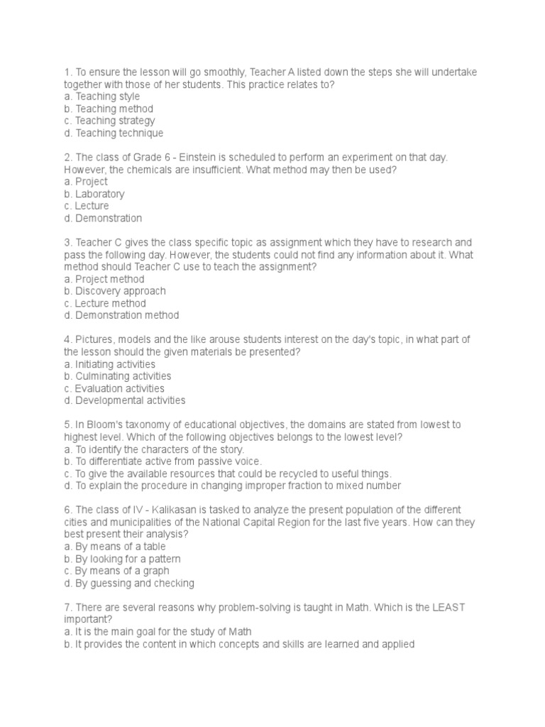 Teaching Methods and Learning Strategies | PDF | Lesson Plan | Teachers