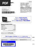 Recibo Telmex PDF | PDF