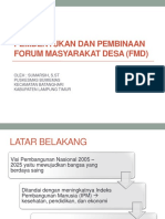 Pembentukan Dan Pembinaan FKMD