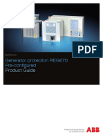Generator Protection REG670 Pre-Configured: Product Guide