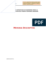 Memoria Descriptiva Bagazan