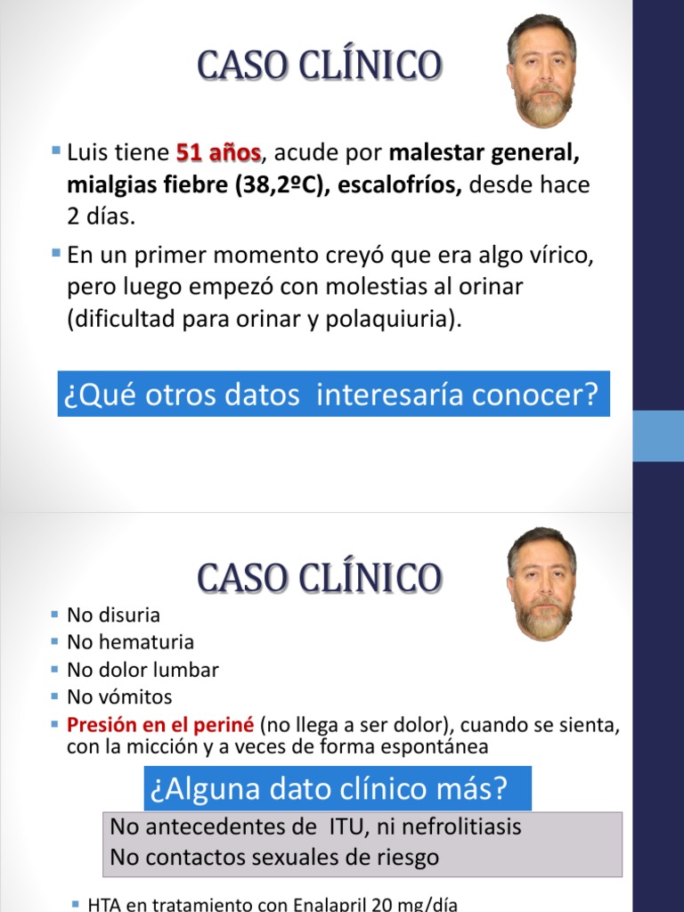 caso clinico de prostatitis bacteriana aguda)