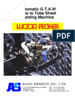 Automatic G.T.A.W Tube To Tube Sheet Welding Machine: Aichi Sangyo Co., LTD