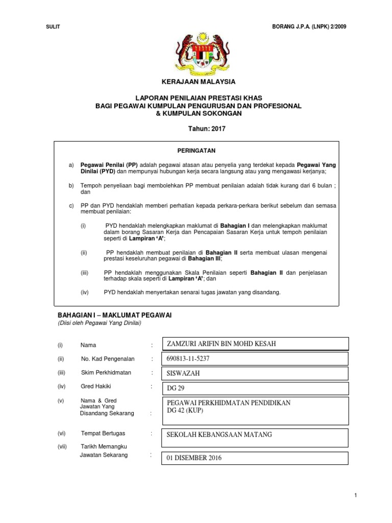 Borang Jpa Pdf