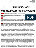 April 19 2016 News Report-Dilma Rousseff Fights Impeachment