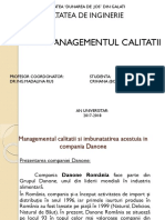 Prezentare Managementul Calitatii Boghian Florentina