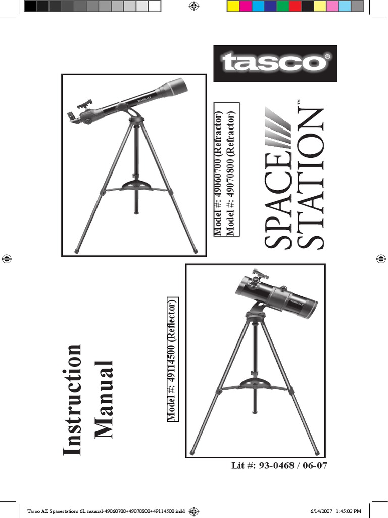 TASCO 2.4"/60MM SPACESTATION 60X700MM TELESCOPE