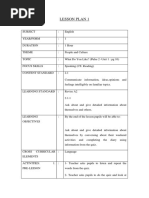 Form 2 English Lesson Plan: Waste Management | PDF | Lesson Plan ...