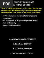 Download 19th Century Philippines as Rizals Context by Kevin Rey Caballeda SN369566673 doc pdf