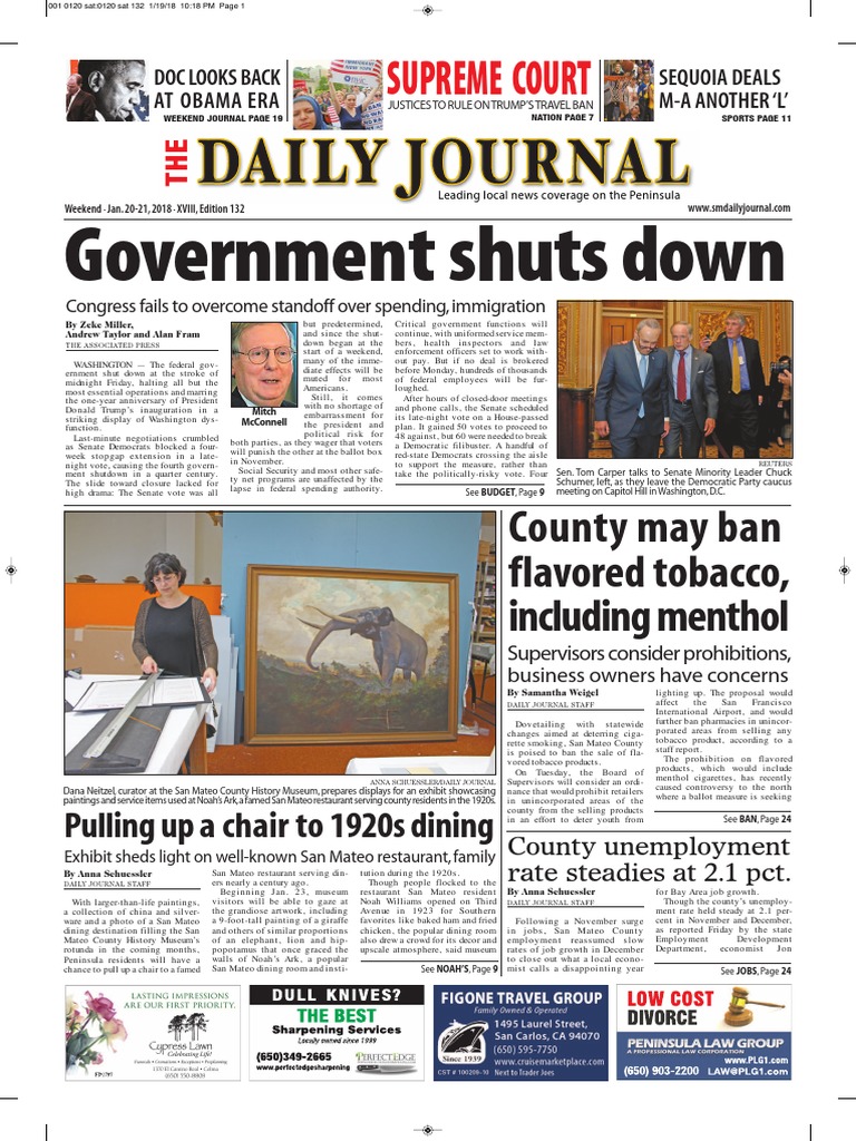 Government Shuts Down: Supreme Court | PDF | Robbery | Bank