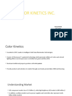 Color Kinetics Inc b2b