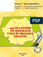 445 DE LUCRĂRI DE GEOGRAFIE UTILE ÎN PROCESUL DIDACTIC, I. Mărculeț, M. Dumitrescu (Coord.) PDF