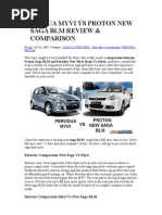 Perodua Myvi vs Proton New Saga Blm Review