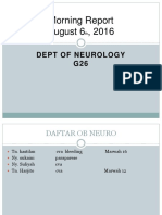 Morning Neurology Report August 2016
