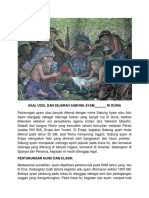 Asal Usul Dan Sejarah Sabung Ayam Di Dunia