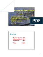 Ship Electricity and Electrotechnique Course Overview