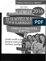 Romana-Bac 2016 PDF