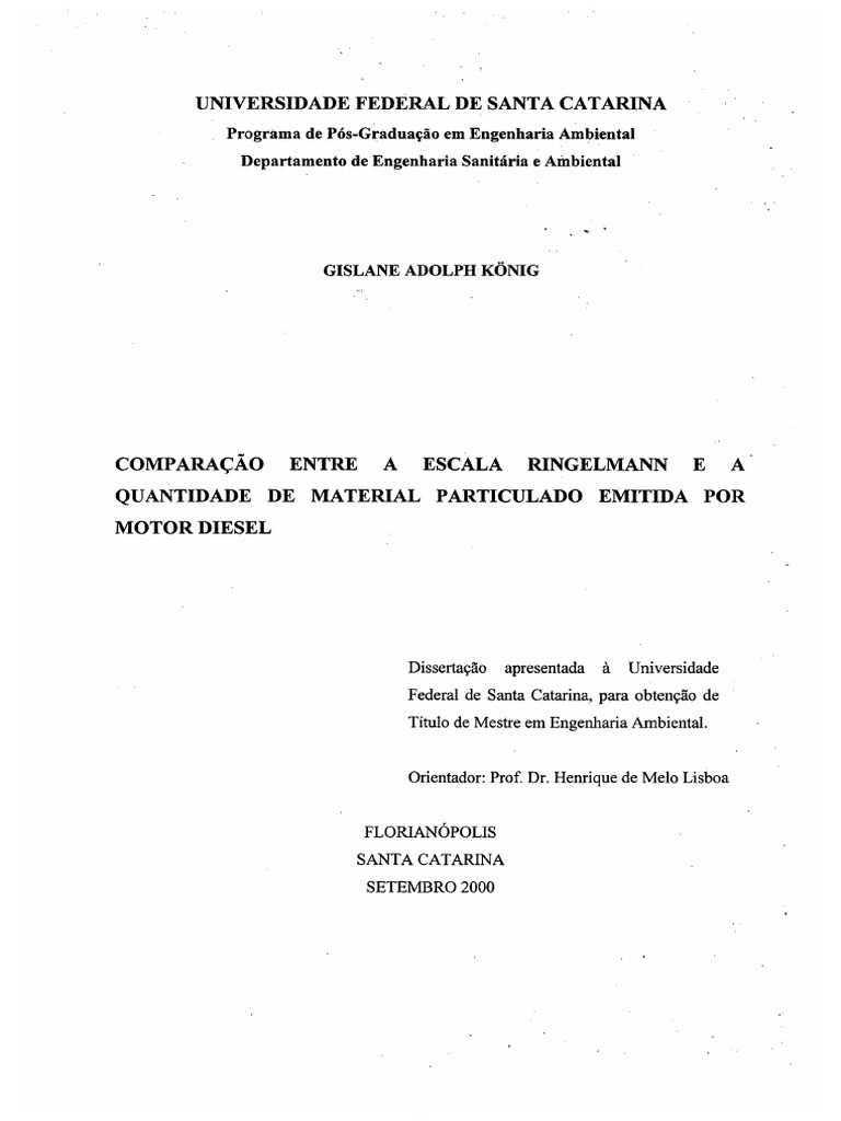 Fumaça Negra e Escala de Ringelmann | PDF | Poluição do ar | Combustão