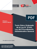 Texto Unico Ley 27444 PDF