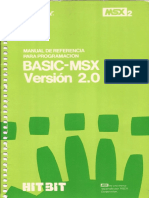 Manual de Referencia para Programación MSX-BASIC Versión 2.0