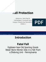 Fall Protection: Gutierrez, John Paul B. Camantigue, Czerinah Joyce Corpuz, Francis Earl Benedict M. STEM-2