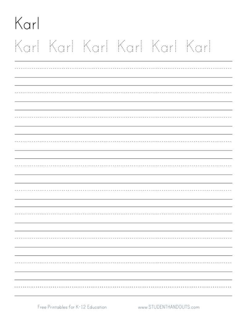 Karl Karl Karl Karl Karl Karl Karl: Free Printables For K-12 Education ...