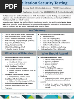 Hack2Secure Web Application Security Testing Workshop LiveOnline