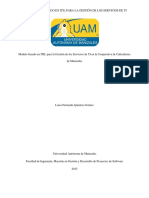 Modelo Basado en ITIL para La Gestión de Los Servicios de TI en La Cooperativa de Caficultores de Manizales PDF