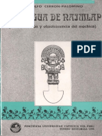 La Lengua de Naimlap (Reconstrucción y Obsolescencia Del Mochica) de Rodolfo Cerrón Palomino
