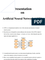 Presentation On Artificial Neural Network (ANN)