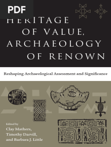 Heritage of Value, Archaeology of Renown