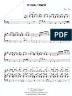 Partitura Te Exaltamos Parte 1