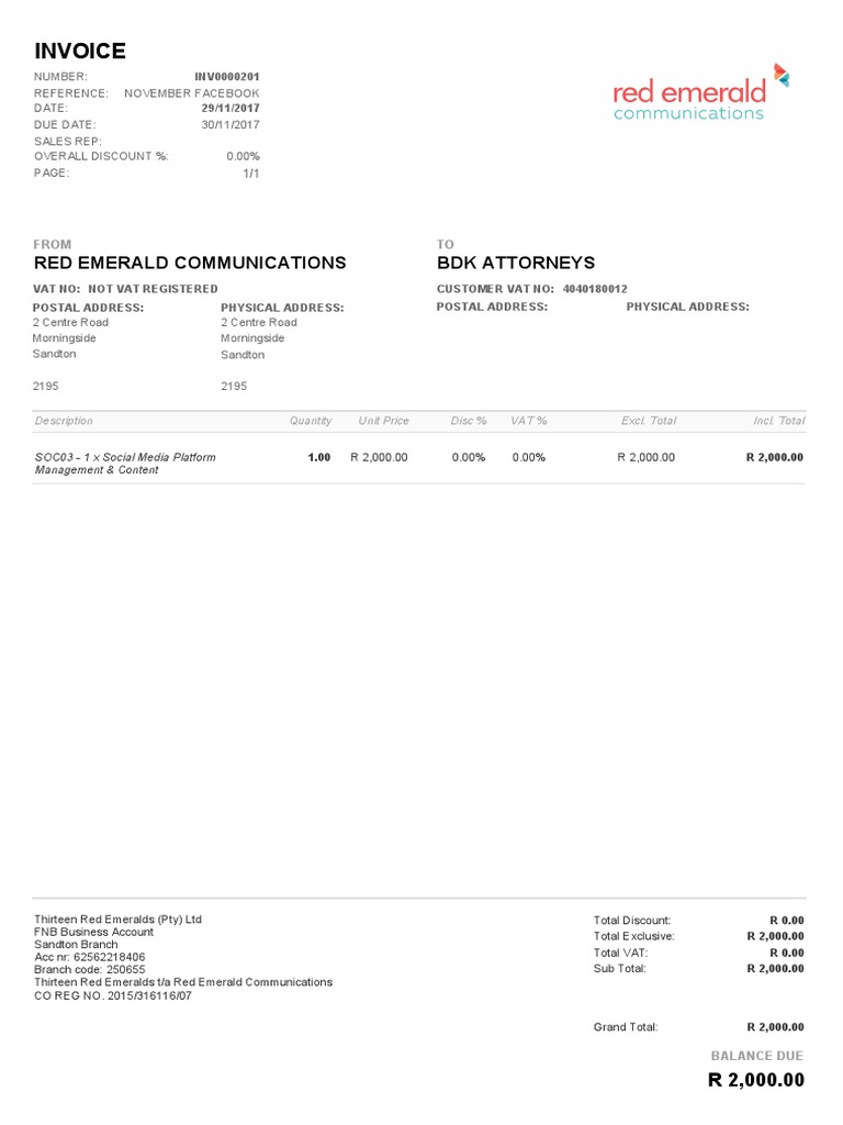 『ユウ』 Invoice - Inv0000201 | PDF