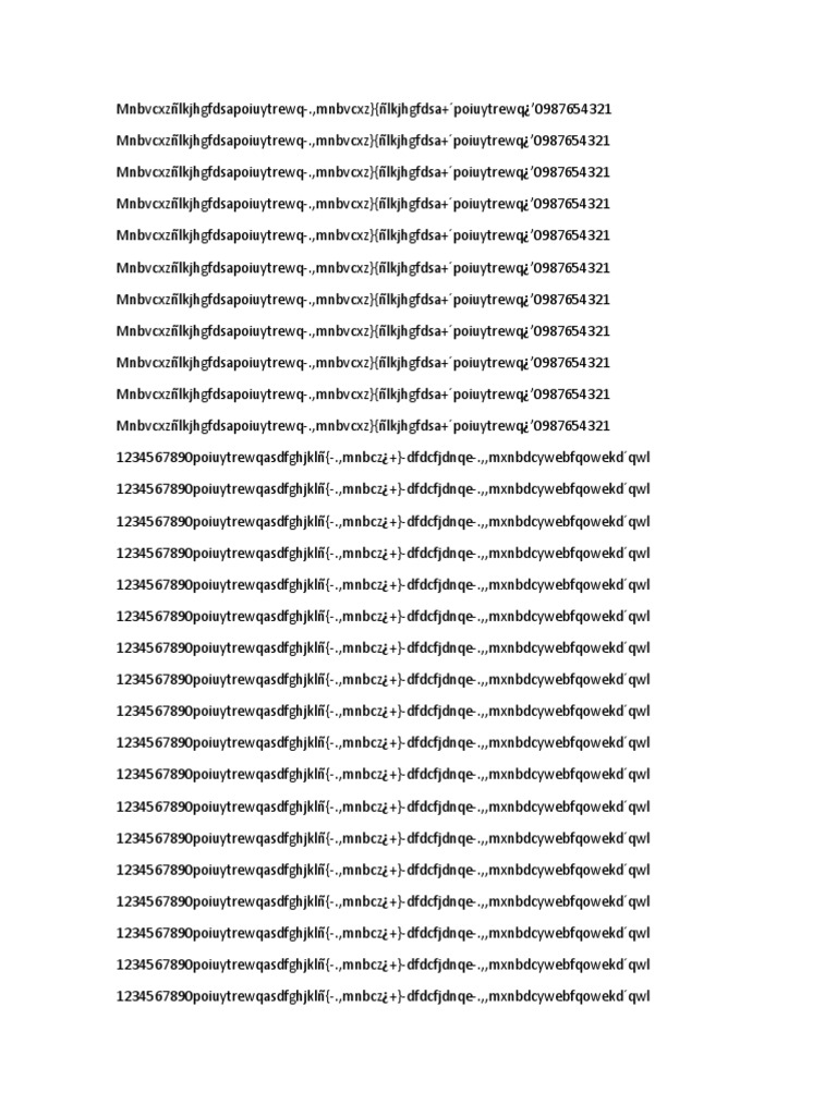 Dbbxjxjnxnkldn Mnbvcxzñlkjhgfdsapoiuytrewq | PDF