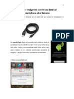 Trasladar Imágenes y Archivos Desde El Smartphone Al Ordenador