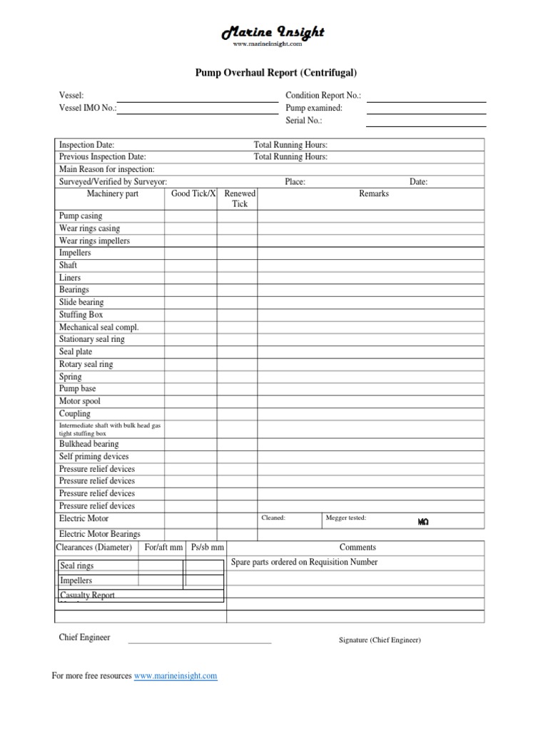 Centrifugal Pump Report
